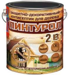 Пинтурол “2 в 1” Сосна 2,5 кг (тонирующий антисептик для дерева “2 в 1”)