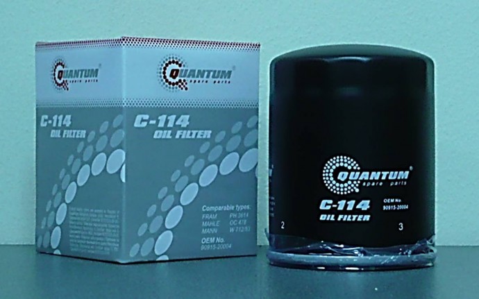 C-114 Масляный фильтр Quantum