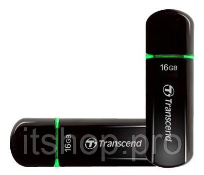 Флеш Диск Transcend 16Gb Jetflash 600 TS16GJF600 USB2.0 черный, шт