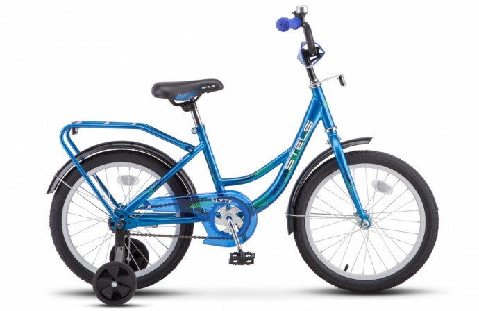 Детский велосипед STELS Flyte 18 Z011 синий 12” рама (2018)