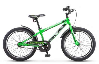 Подростковый городской велосипед STELS Pilot 200 Gent 20 Z010 зеленый 11” рама (2019)