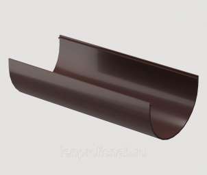 Желоб водосточный Docke (Деке) Standart, 2000 мм, цвет коричневый (RAL 8019)