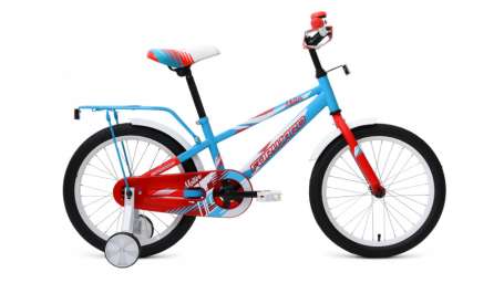 Детский велосипед FORWARD Meteor 18 бирюзовый/красный матовый (2019)