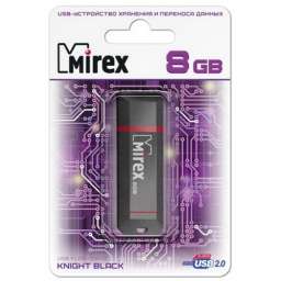 USB карта памяти 8ГБ Mirex Knight Black (13600-FMUKNT08)