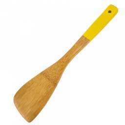 Лопатка бамбуковая (желтая ручка) КА-00030