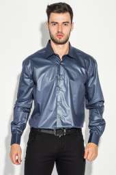 Рубашка мужская с контрастными запонками 50PD0060 (Графит)