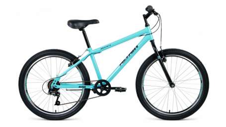 Подростковый горный (MTB) велосипед MTB HT 24 1.0 мятный/черный 14” рама