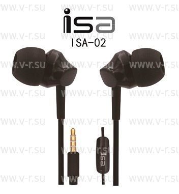 Наушники ISA-02 черный ISA