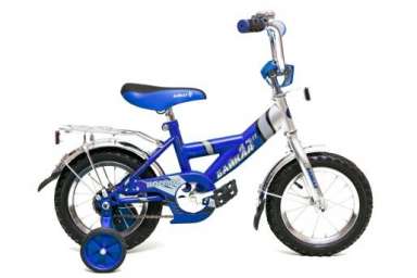 Велосипед двухколес,детский Байкал  серо-синий