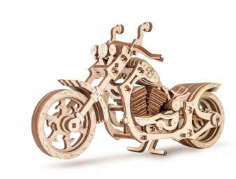 Конструктор деревянный 3D EWA Мотоцикл Cruiser -