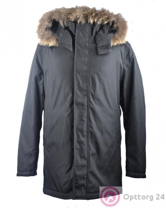 Куртка мужская зимняя удлиненная классического кроя