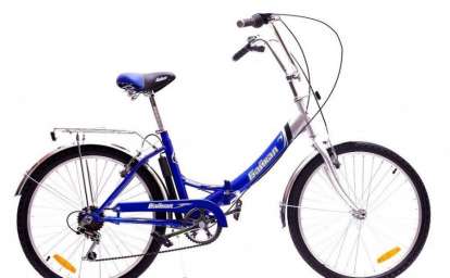Велосипед АВТ-2612 серо-синий