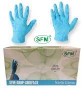Нитриловые перчатки SFM голубые - 100 парные