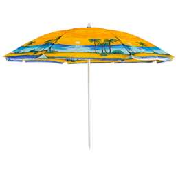 Зонт пляжный складной “ПАЛЬМЫ” h=170см, d=160см НТО1-0020