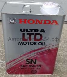 Моторное масло Honda Ultra Ltd 5W30 SN/GF-5 4 л.