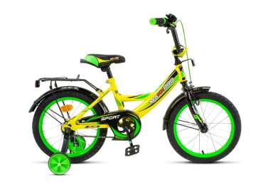 Детский велосипед MaxxPro - Sport 16 (2018) Цвет: Желтый
/ Черный / Зеленый (Z16208(18))