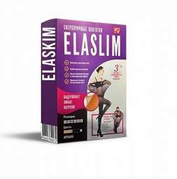 Колготки ELASLIM - Черные-1