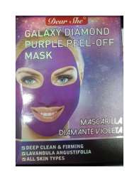 Маска-пилинг для лица Dear She Galaxy Diamond Purple Peel-Off Mask 10 шт