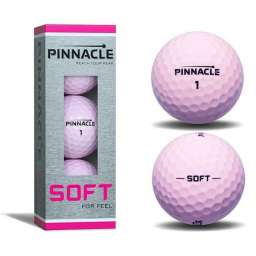 Мяч для гольфа Pinnacle Soft арт. P6325S-BIL уп.3шт розовый