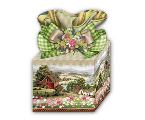 Коробка подарочная "Долина розовая"