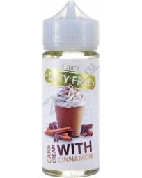 Жидкость для электронных сигарет DUTY FREE WHITE Cinnamon Cake with Cream, (3 мг), 120 мл