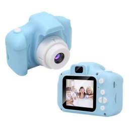 Детская фото-видео камера ET004 (голубой)