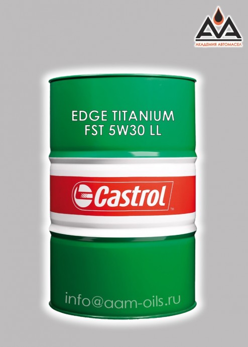 Моторное масло CASTROL EDGE TITANIUM 5W-30 LL 208 л