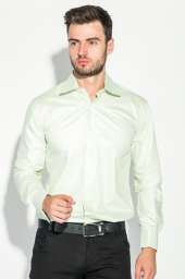 Рубашка мужская с контрастными запонками 50PD0060 (Мятный)
