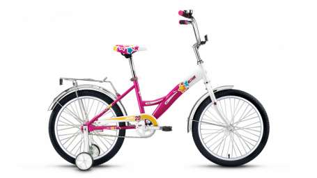 Детский велосипед ALTAIR City girl 20 белый/фуксия 13” рама
