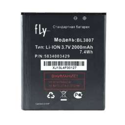 Аккумуляторная батарея для Fly BL3807 (тех.упаковка)