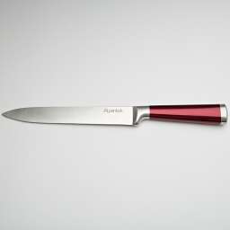 Нож 20,3см для нарезки Alpenkok AK-2080/C “Burgundy” с красной ручкой