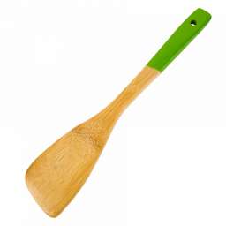 Лопатка бамбуковая (зеленая ручка) КА-00028