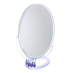 Зеркало настольное в пластиковой оправе “Классика - Практика” овал, подвесное 26см