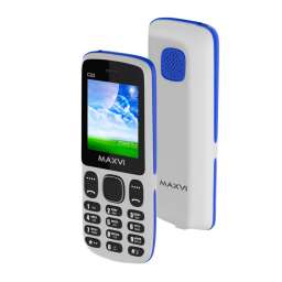 Телефон Maxvi C22 (white/blue)