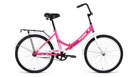 Городской велосипед ALTAIR City 24 розовый 16” рама