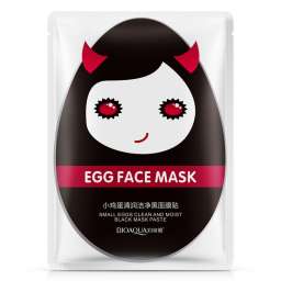 Увлажняющая маска для лица Bioaqua Egg Face Mask Black 30 г