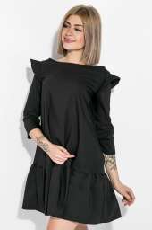 Платье женское, свободного покроя  72PD221 (Черный)