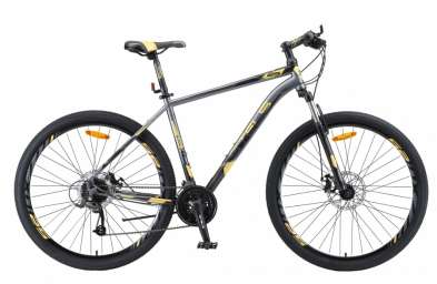 Горный (MTB) велосипед STELS Navigator 910 MD 29 V010 черный/золотой 18,5” рама (2019)