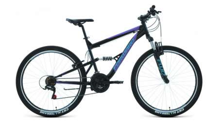 Горный (MTB) велосипед FORWARD Raptor 27.5 1.0 черный/фиолетовый 18” рама (2020)