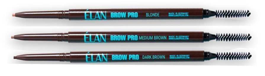 Механический карандаш для бровей ELAN BROW PRO medium brown