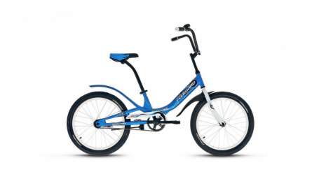 Подростковый городской велосипед FORWARD Scorpions 20 1.0 синий/белый 10,5” рама (2020)