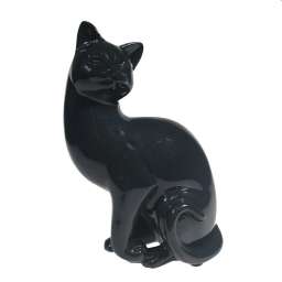 Фигура декоративная Кошка (черный) L13W8H19