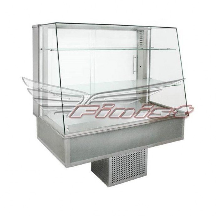 Холодильная витрина Finist Glassier Trapeze GT-6, встраиваемая, 1500 мм, +8…+12 С