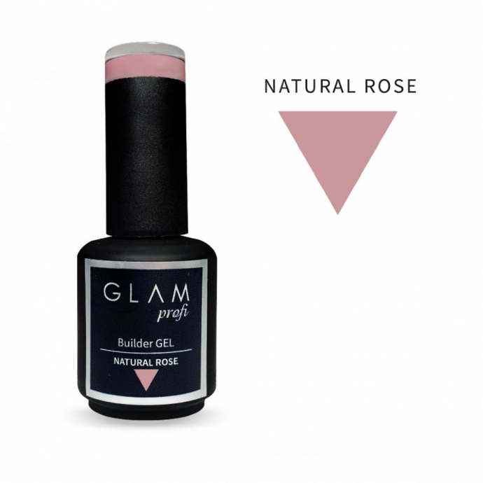 GLAM Profi Моделирующий гель Natural Rose 15ml