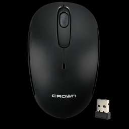 Мышь CROWN CMM-10W Беспроводная optical USB black