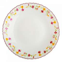 Тарелка суповая круглая d=24см 0001Т7/22-SK “Полевые цветы”