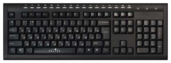 Клавиатура Oklick 130M Black USB