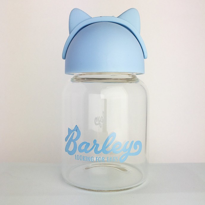 Бутылка “Barley” котик blue