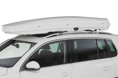 Аэродинамичный автобокс на крышу Whispbar WB754 White ( белый )
