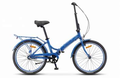 Городской велосипед STELS Pilot 780 24 V010 темно-синий 14” рама (2019)